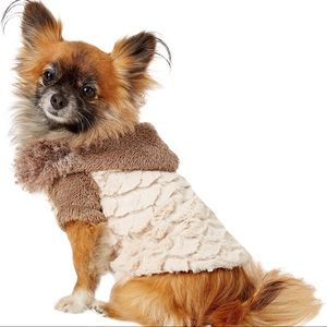 XX-Small Mixed Faux Fur Dog Coat